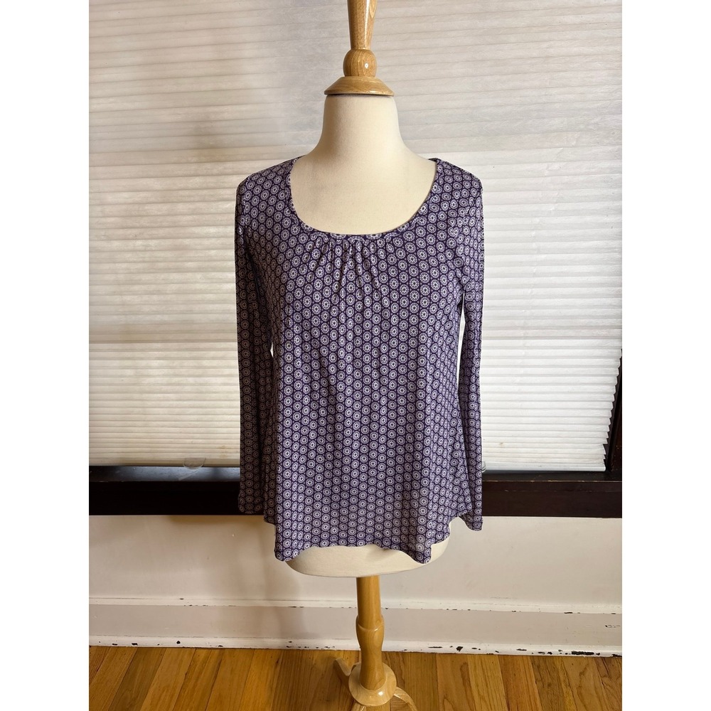 Liz Claiborneā Patterned Long Sleeve Shirt
